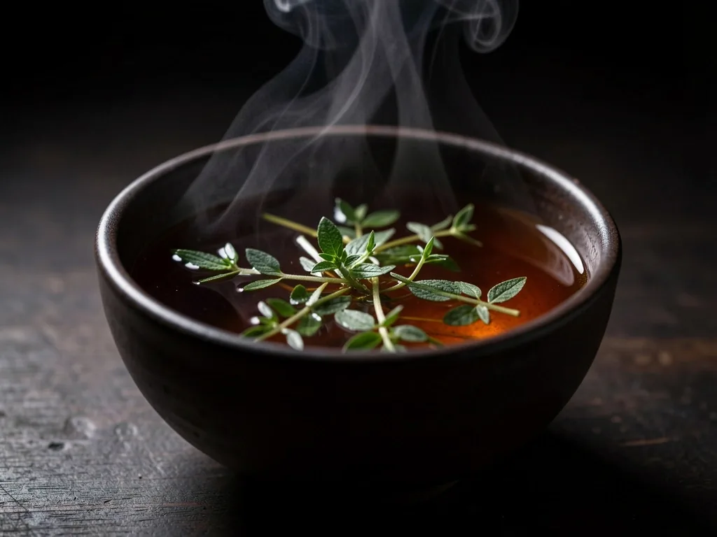 Indonesian herbal tonic in dark bowl